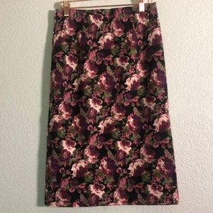 Floral Pencil Skirt